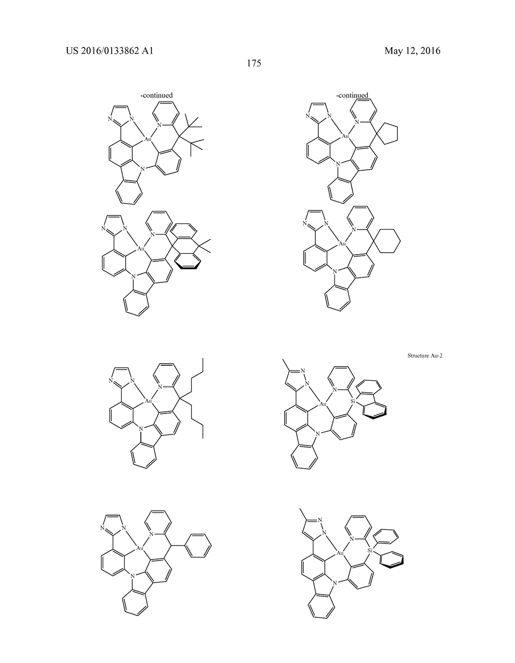 TETRADENTATE METAL COMPLEXES WITH CARBON GROUP BRIDGING LIGANDS - diagram, schematic, and image 179