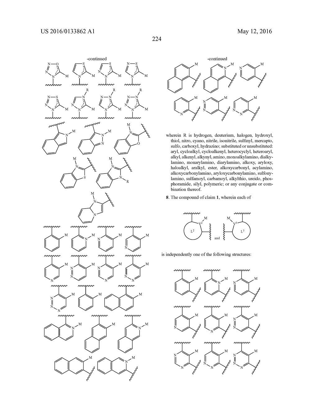 TETRADENTATE METAL COMPLEXES WITH CARBON GROUP BRIDGING LIGANDS - diagram, schematic, and image 228