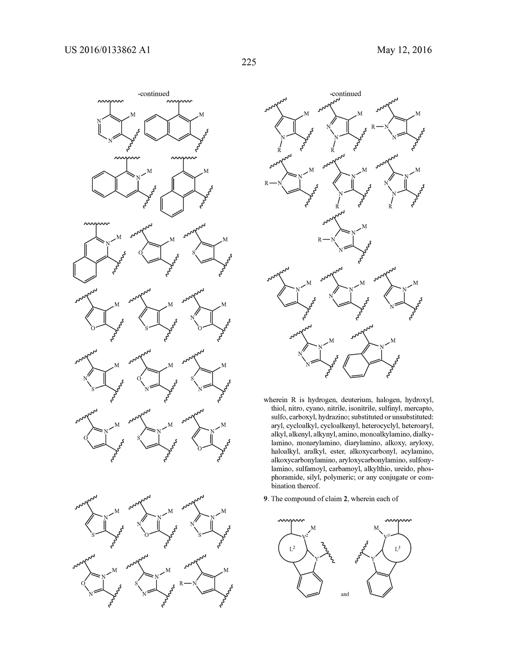 TETRADENTATE METAL COMPLEXES WITH CARBON GROUP BRIDGING LIGANDS - diagram, schematic, and image 229