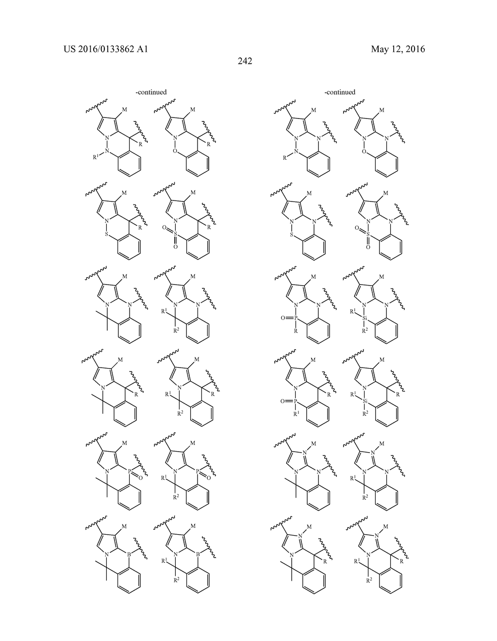 TETRADENTATE METAL COMPLEXES WITH CARBON GROUP BRIDGING LIGANDS - diagram, schematic, and image 246