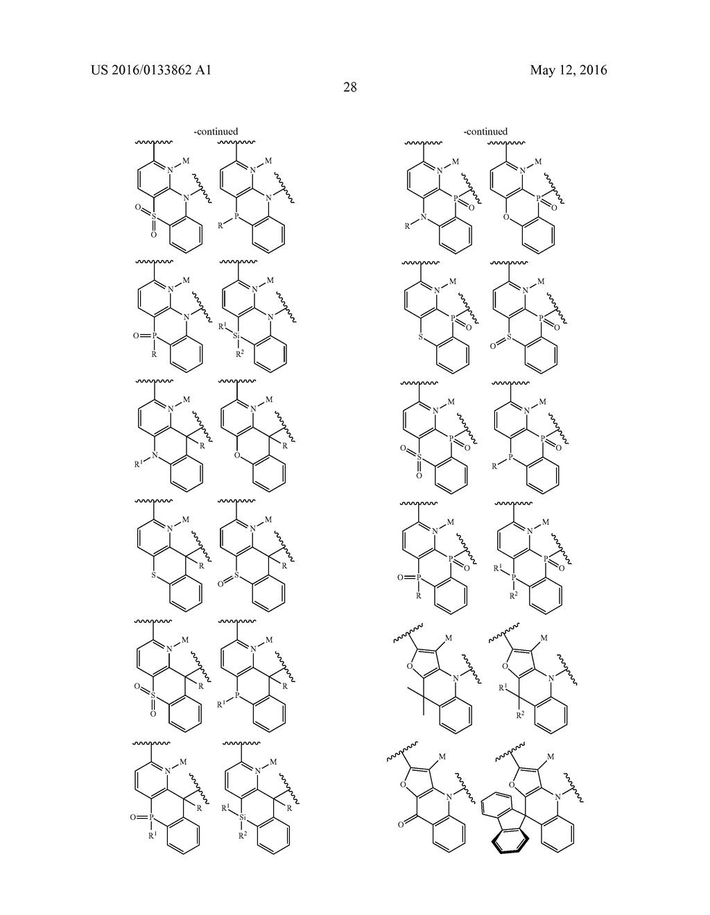 TETRADENTATE METAL COMPLEXES WITH CARBON GROUP BRIDGING LIGANDS - diagram, schematic, and image 32