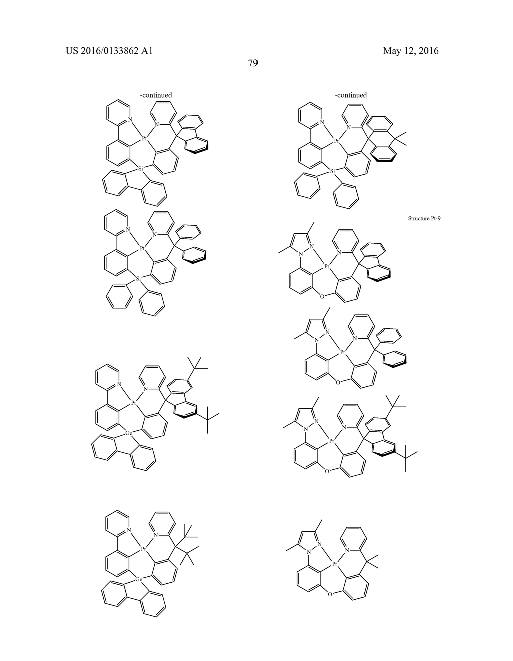 TETRADENTATE METAL COMPLEXES WITH CARBON GROUP BRIDGING LIGANDS - diagram, schematic, and image 83