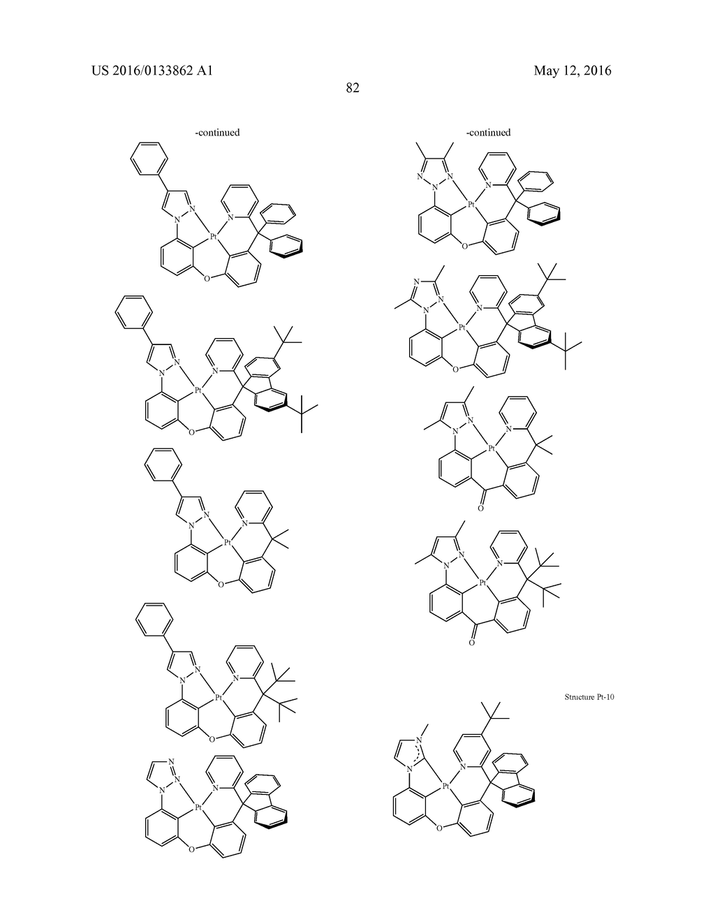 TETRADENTATE METAL COMPLEXES WITH CARBON GROUP BRIDGING LIGANDS - diagram, schematic, and image 86