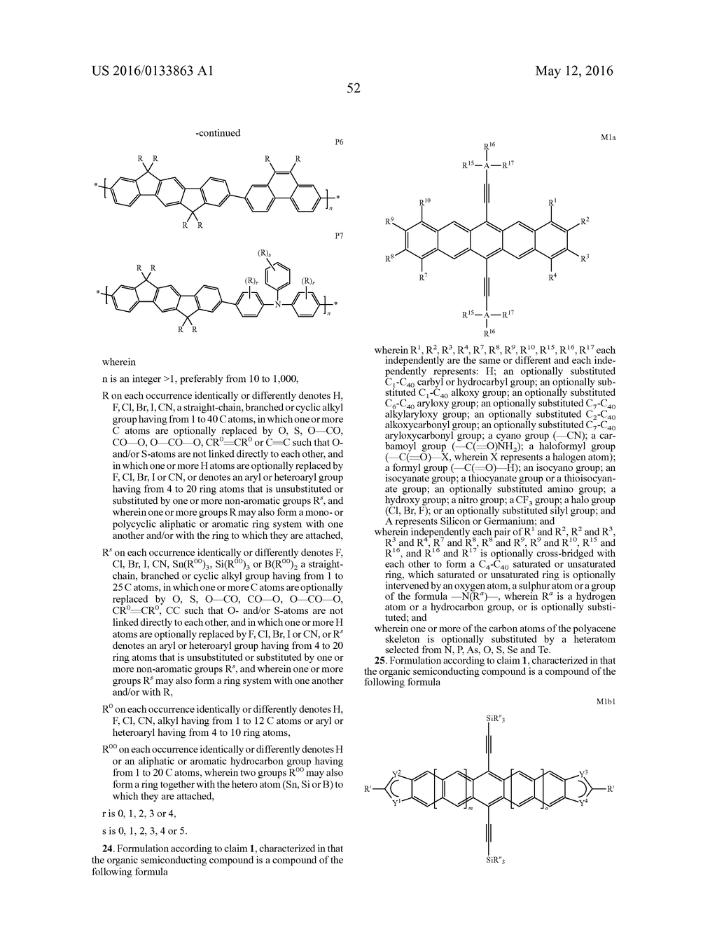 FORMULATION AND METHOD FOR PREPARATION OF ORGANIC ELECTRONIC DEVICES - diagram, schematic, and image 71