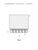 LIGHT-EMITTING DEVICE WITH ALTERNATING ARRANGEMENT OF ANODE PADS AND     CATHODE PADS diagram and image