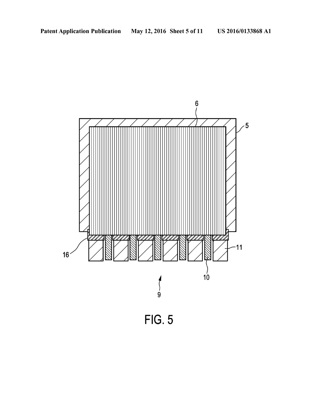 LIGHT-EMITTING DEVICE WITH ALTERNATING ARRANGEMENT OF ANODE PADS AND     CATHODE PADS - diagram, schematic, and image 06