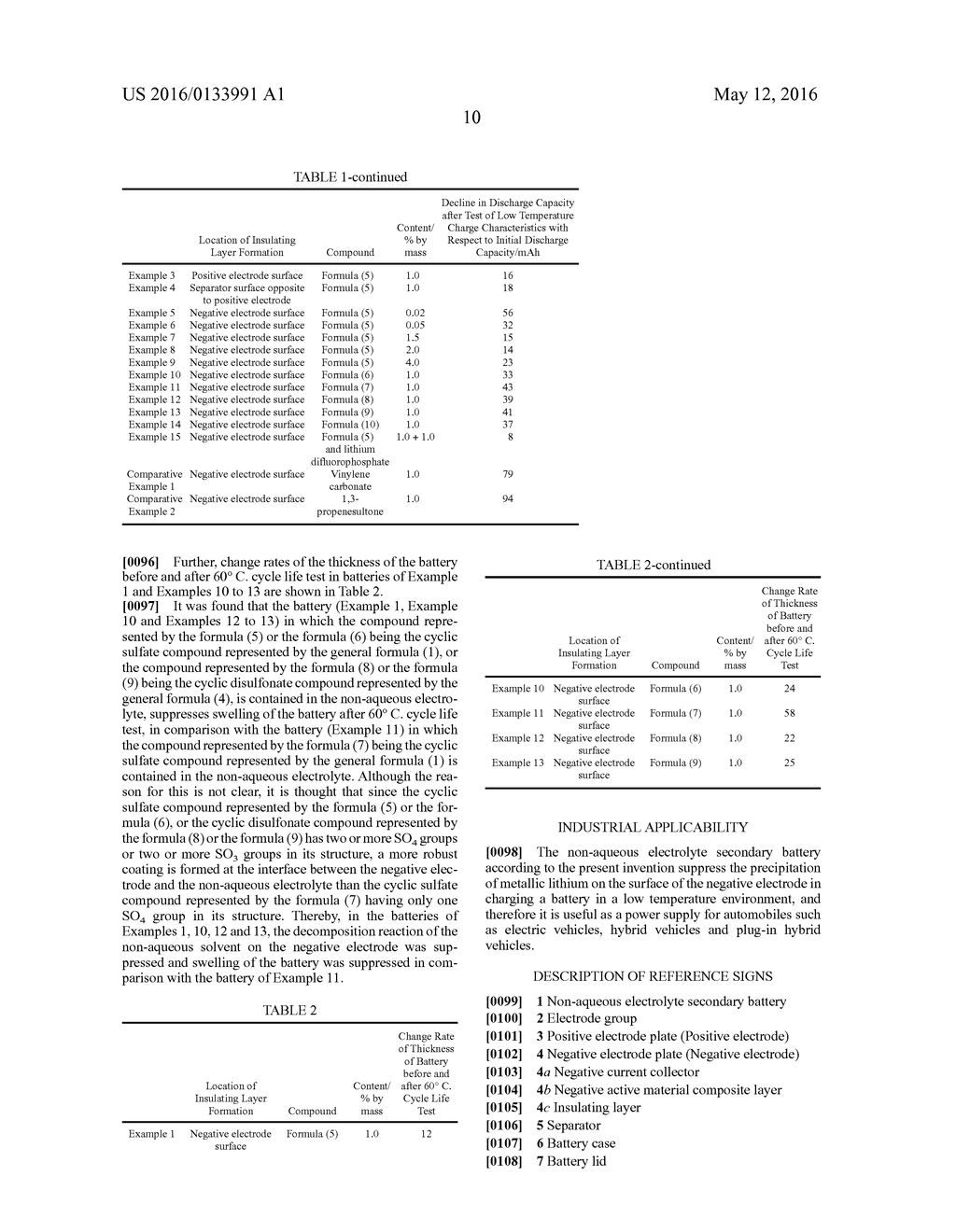 NON-AQUEOUS ELECTROLYTE SECONDARY BATTERY AND METHOD FOR PRODUCING     NON-AQUEOUS ELECTROLYTE SECONDARY BATTERY - diagram, schematic, and image 12