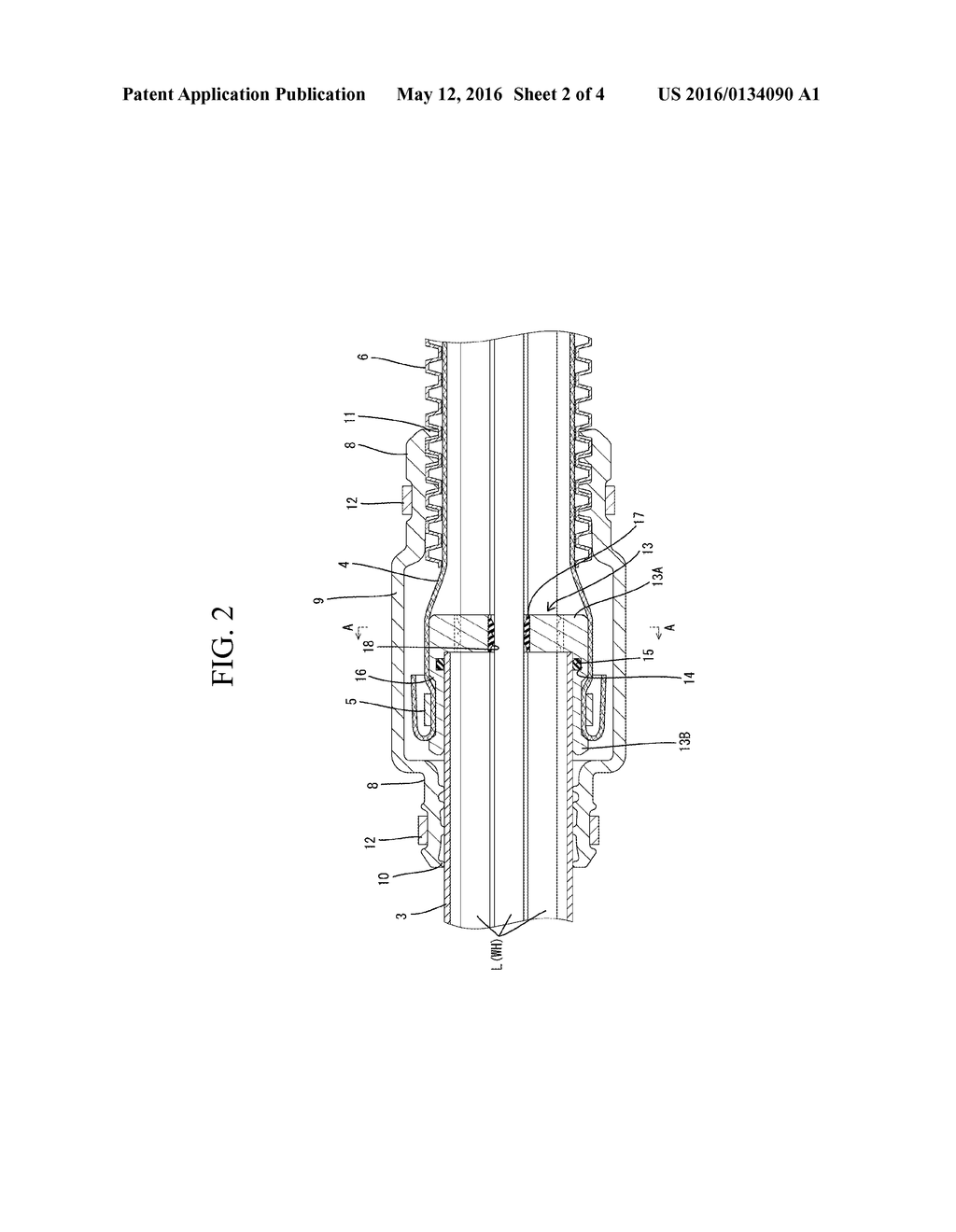 SHIELD STRUCTURE FOR WIRE HARNESS - diagram, schematic, and image 03