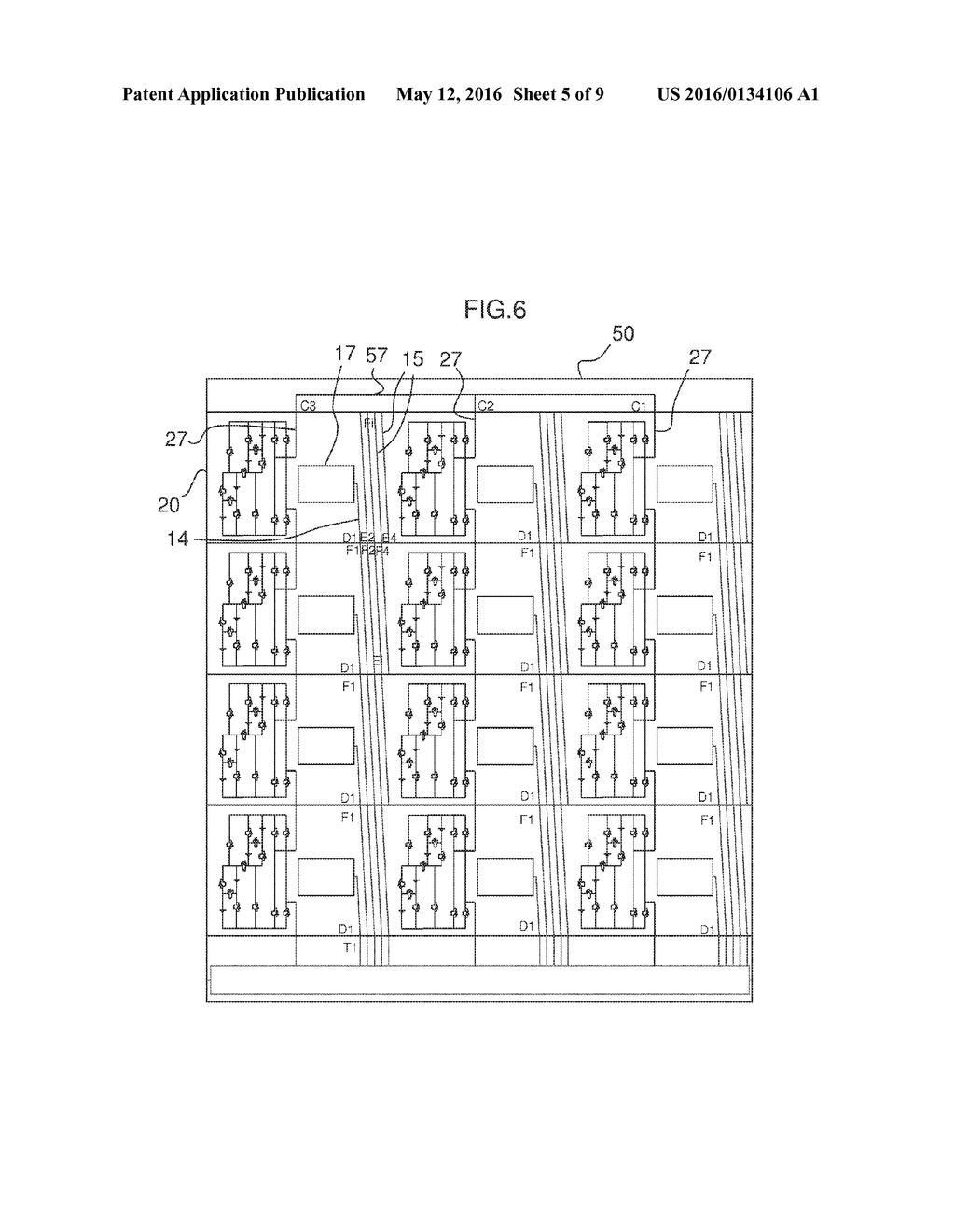 BATTERY MADE UP OF A CHAIN ASSEMBLY OF MODULES - diagram, schematic, and image 06