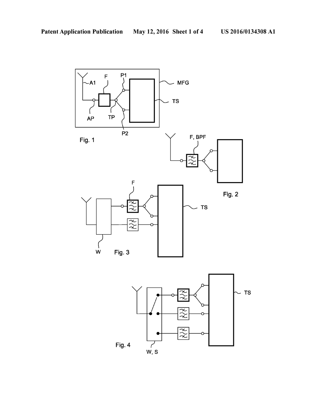 Mobile Transceiver with Shared User Filter, Method for the Operation of     the Mobile Transceiver and Use of a Filter - diagram, schematic, and image 02