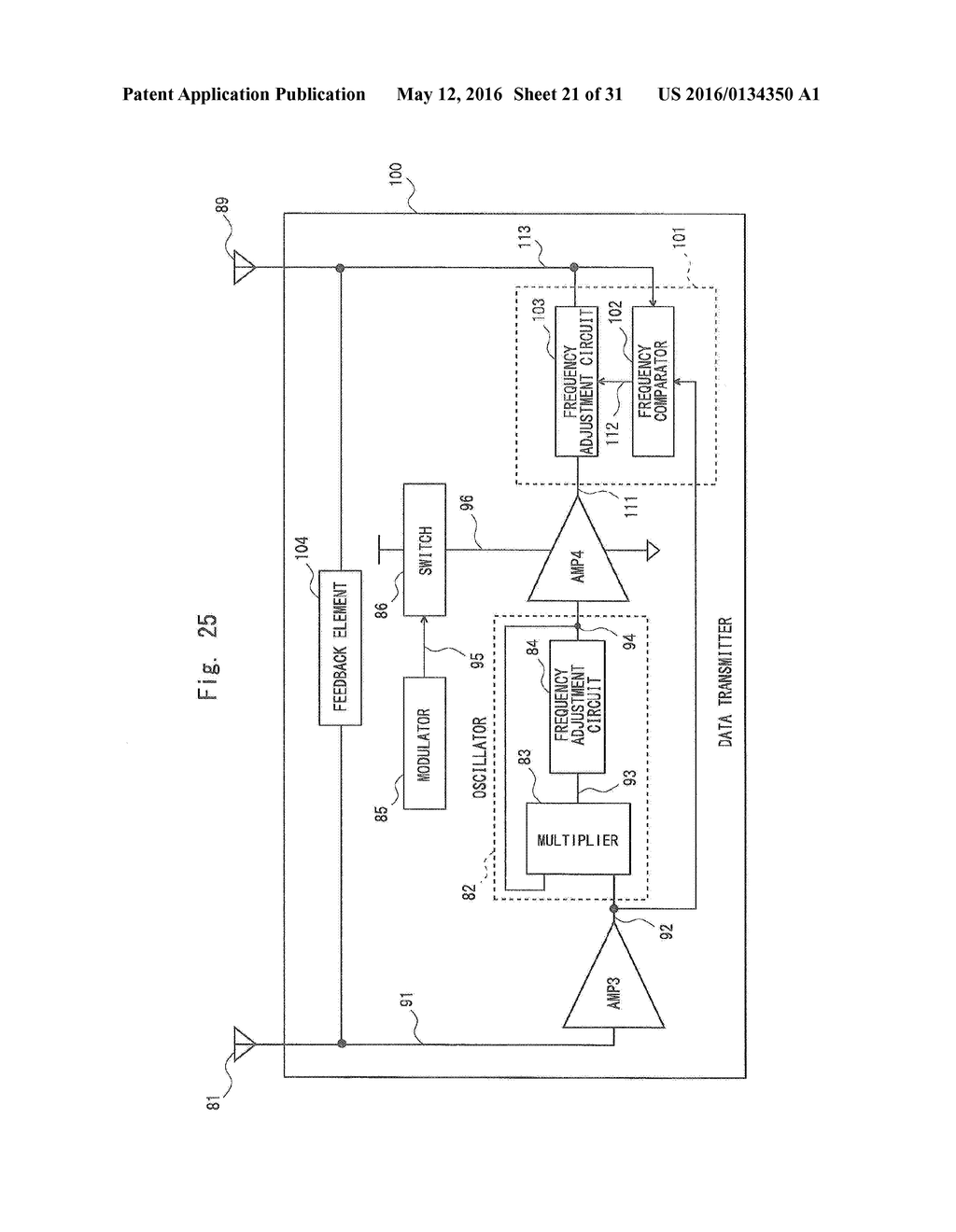 WIRELESS COMMUNICATION SYSTEM AND DATA TRANSMITTER - diagram, schematic, and image 22