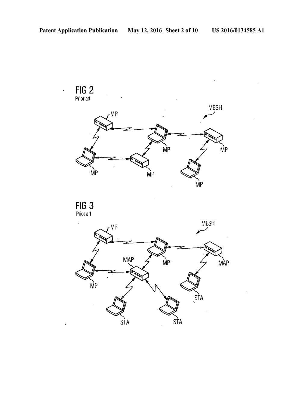 METHOD AND ARRANGEMENT  FOR PROVIDING A WIRELESS MESH NETWORK - diagram, schematic, and image 03