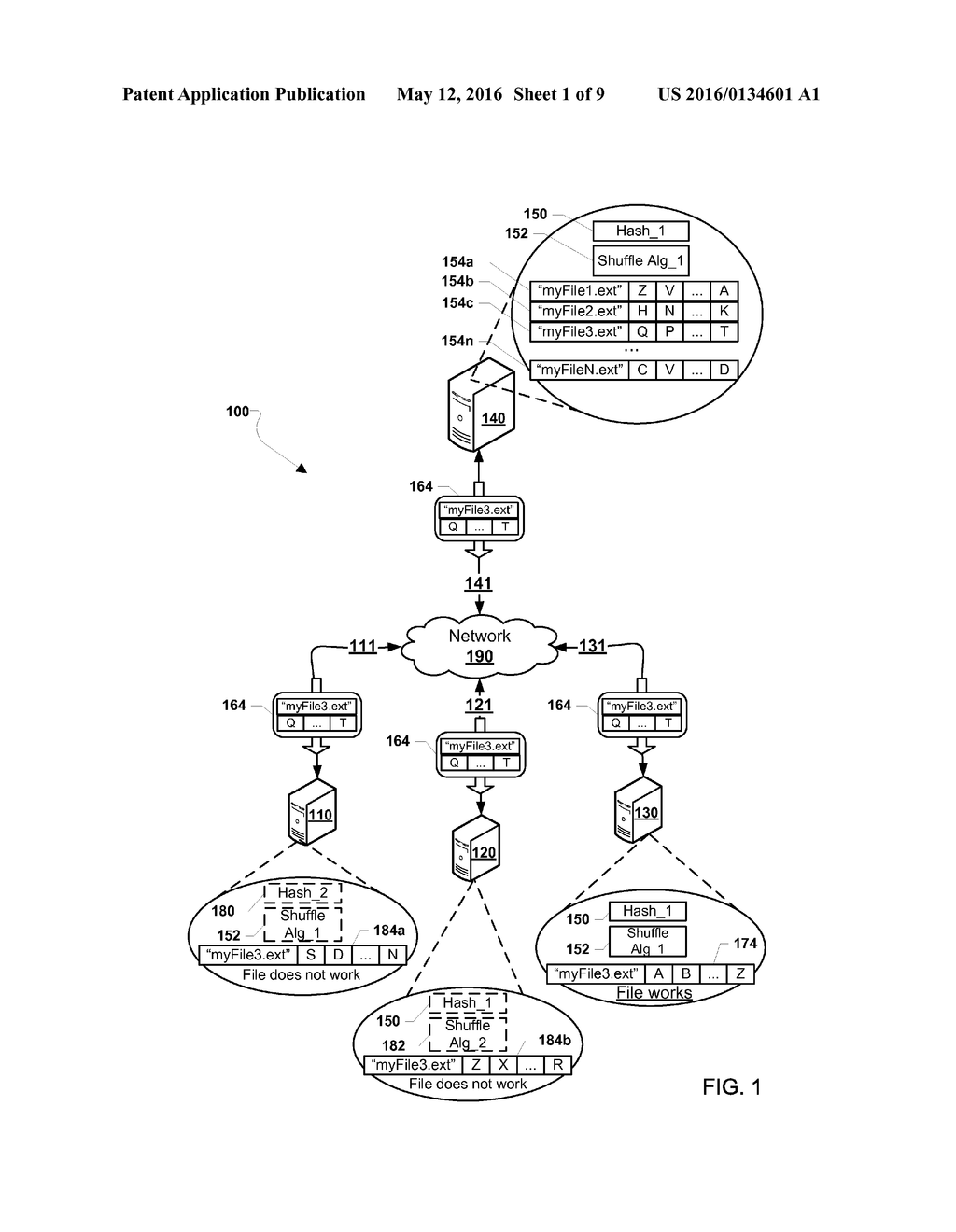 Using a Hash of a Filename to Control Encoding/Decoding of a Digital File - diagram, schematic, and image 02