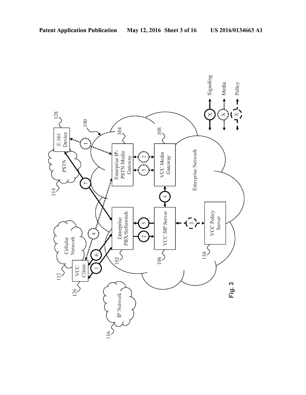 SYSTEM AND METHOD FOR PROVIDING ENTERPRISE VOICE CALL CONTINUITY - diagram, schematic, and image 04