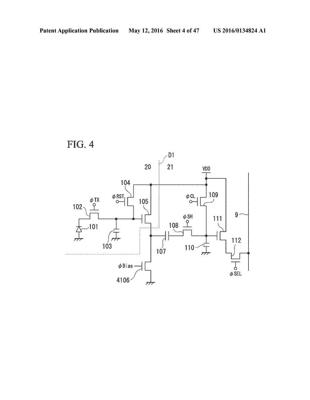 SOLID-STATE IMAGING DEVICE, IMAGING DEVICE, AND SIGNAL READING METHOD - diagram, schematic, and image 05