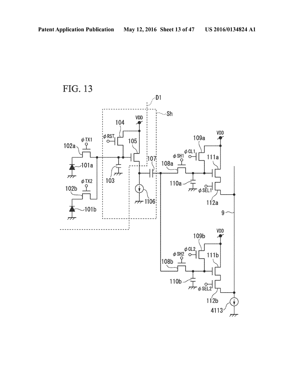 SOLID-STATE IMAGING DEVICE, IMAGING DEVICE, AND SIGNAL READING METHOD - diagram, schematic, and image 14