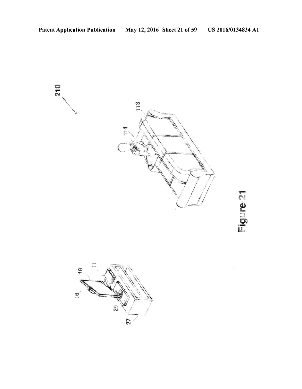 SYSTEM AND METHOD FOR CONTROL BASED ON FACE OR HAND GESTURE DETECTION - diagram, schematic, and image 22