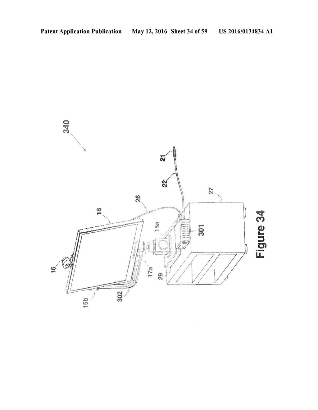 SYSTEM AND METHOD FOR CONTROL BASED ON FACE OR HAND GESTURE DETECTION - diagram, schematic, and image 35