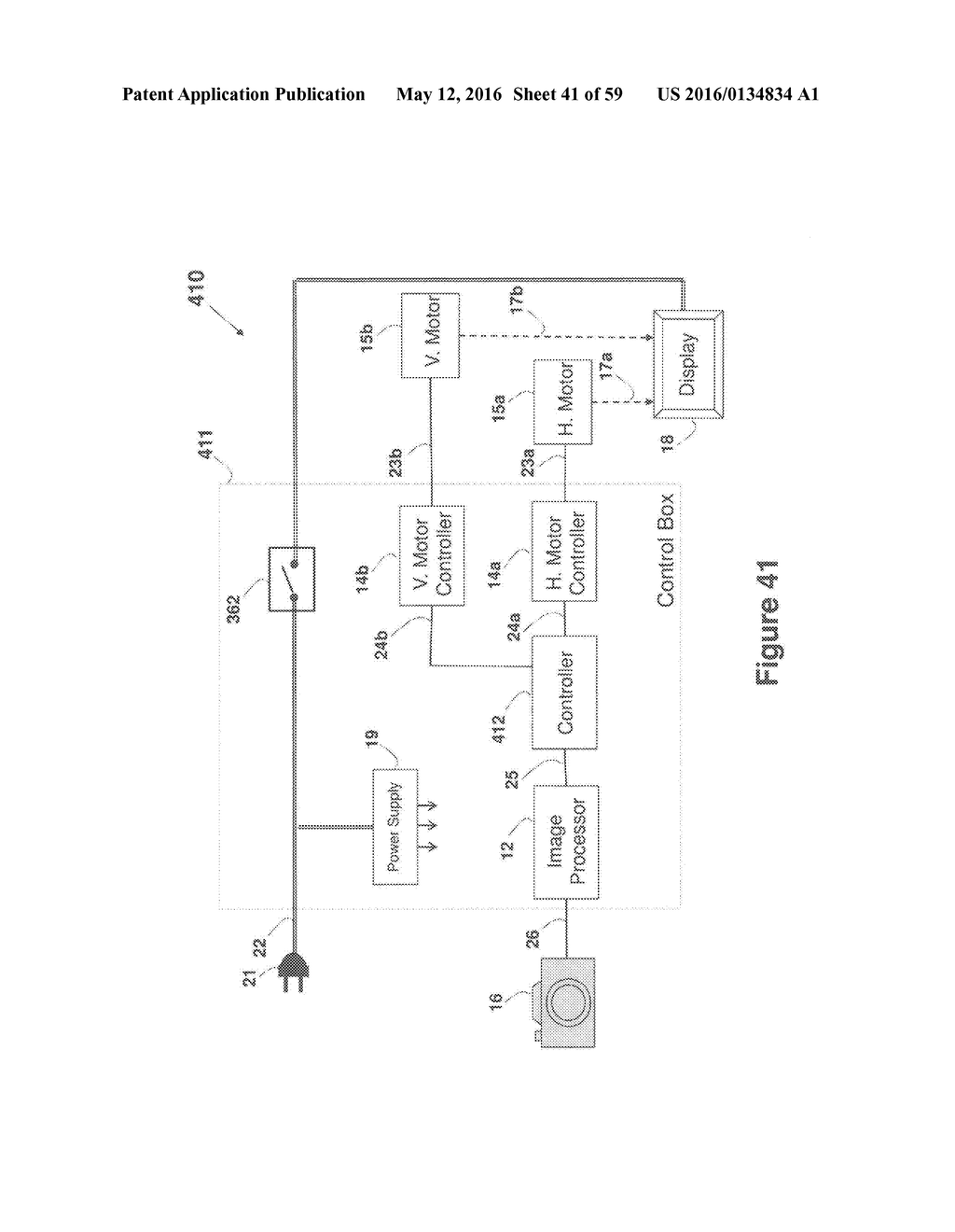 SYSTEM AND METHOD FOR CONTROL BASED ON FACE OR HAND GESTURE DETECTION - diagram, schematic, and image 42