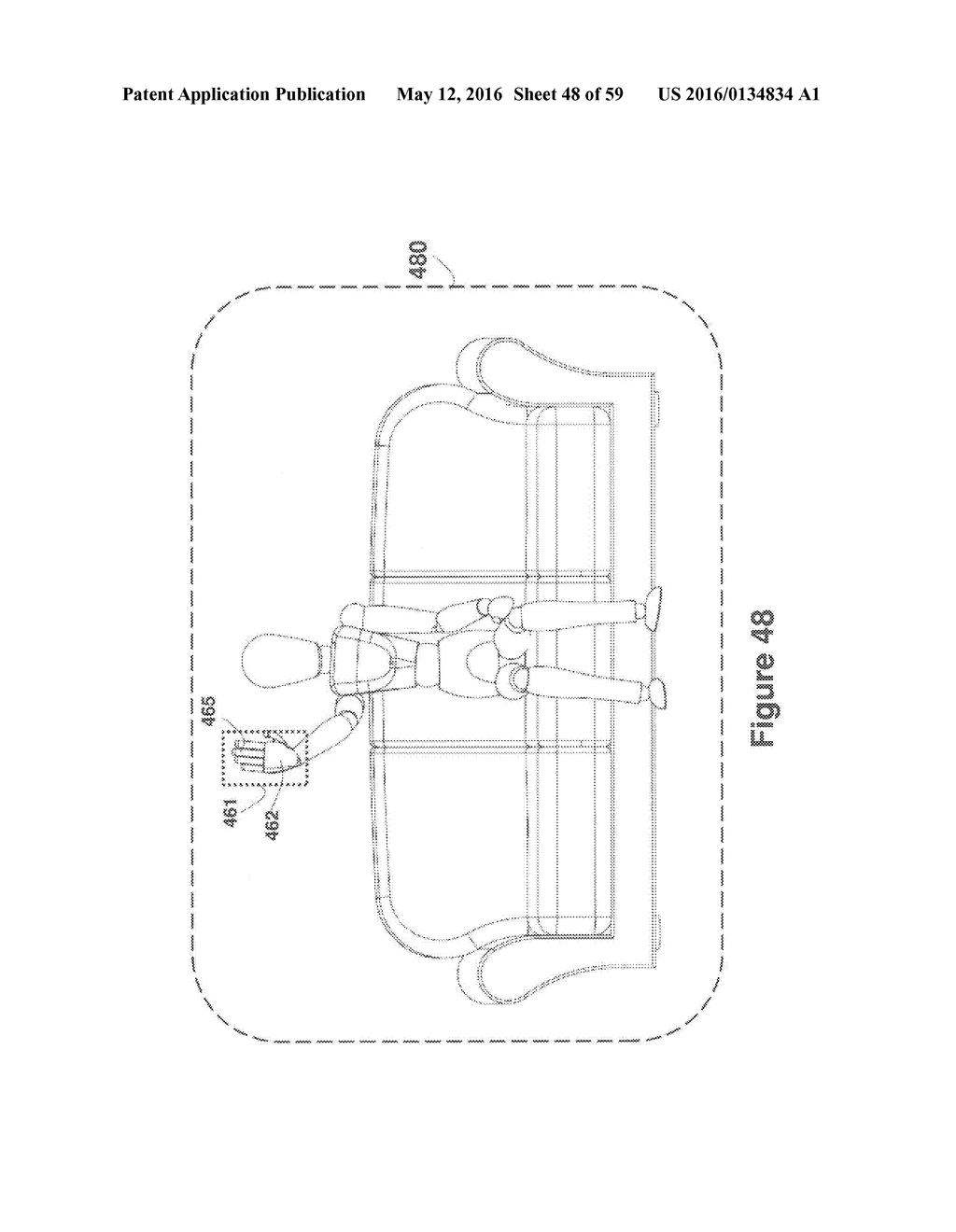 SYSTEM AND METHOD FOR CONTROL BASED ON FACE OR HAND GESTURE DETECTION - diagram, schematic, and image 49