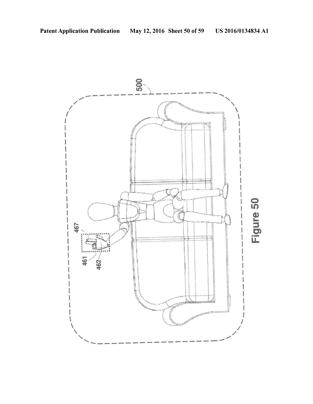 SYSTEM AND METHOD FOR CONTROL BASED ON FACE OR HAND GESTURE DETECTION - diagram, schematic, and image 51