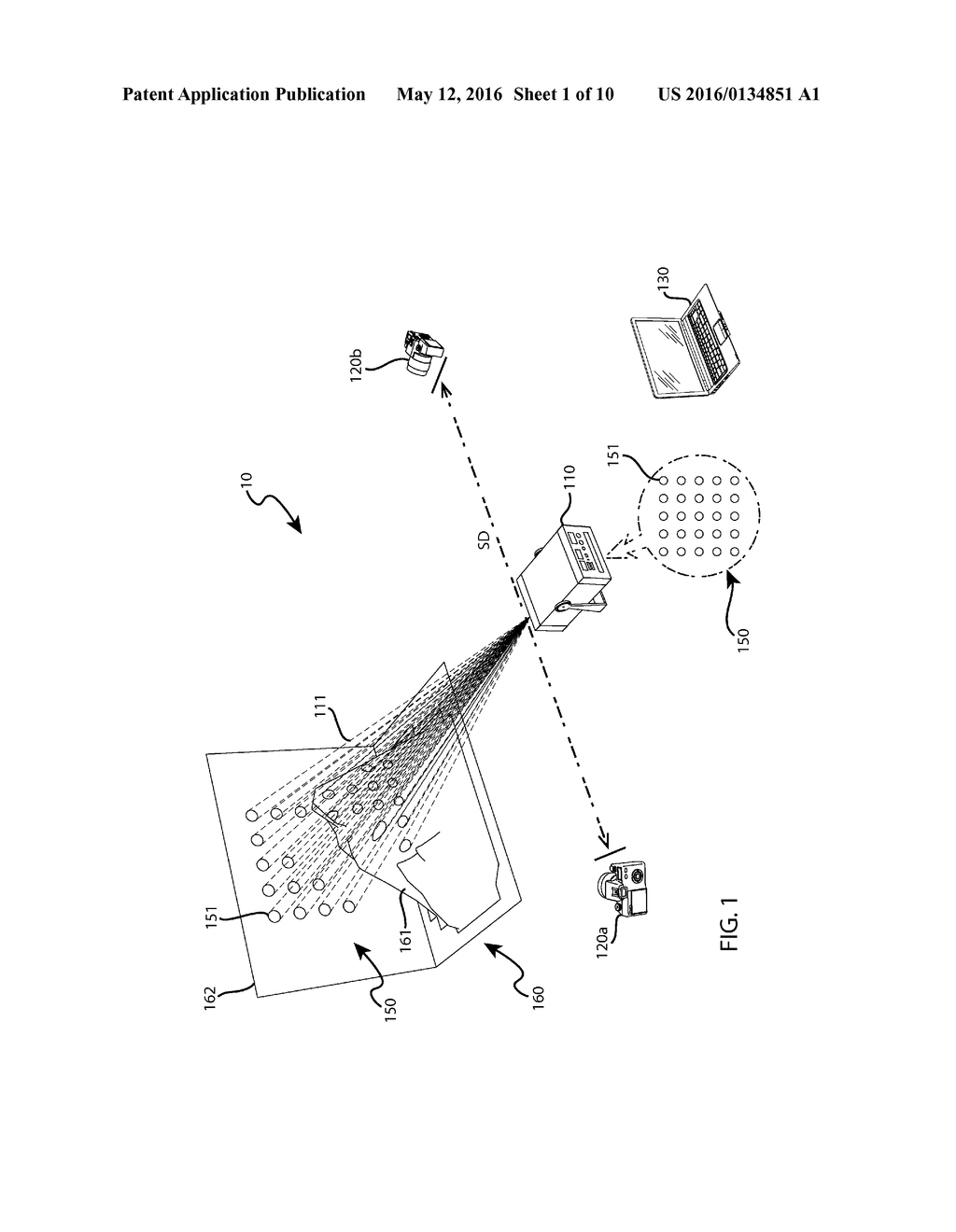 Method and System for Projector Calibration - diagram, schematic, and image 02