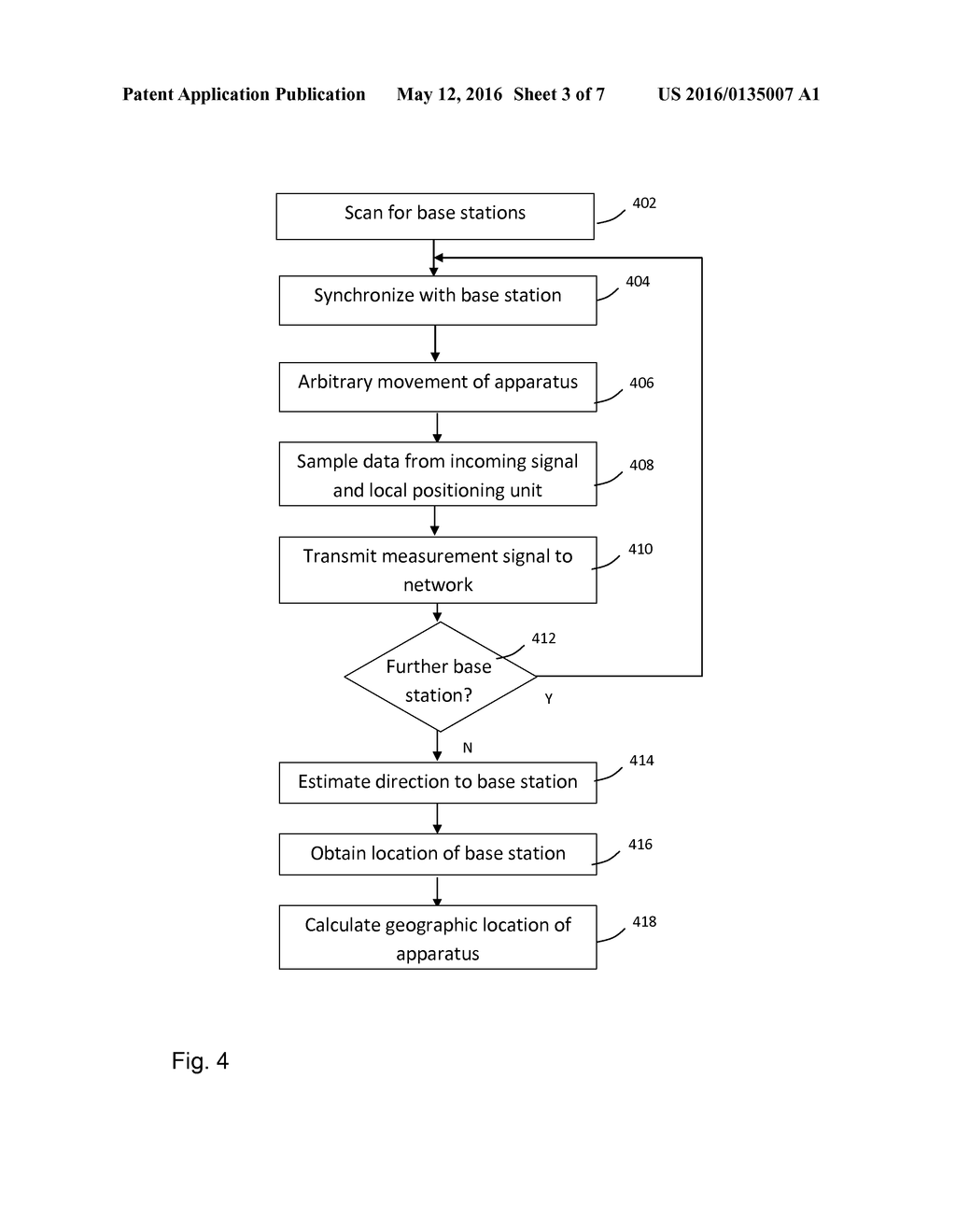 DETERMINING THE GEOGRAPHIC LOCATION OF A PORTABLE ELECTRONIC DEVICE - diagram, schematic, and image 04