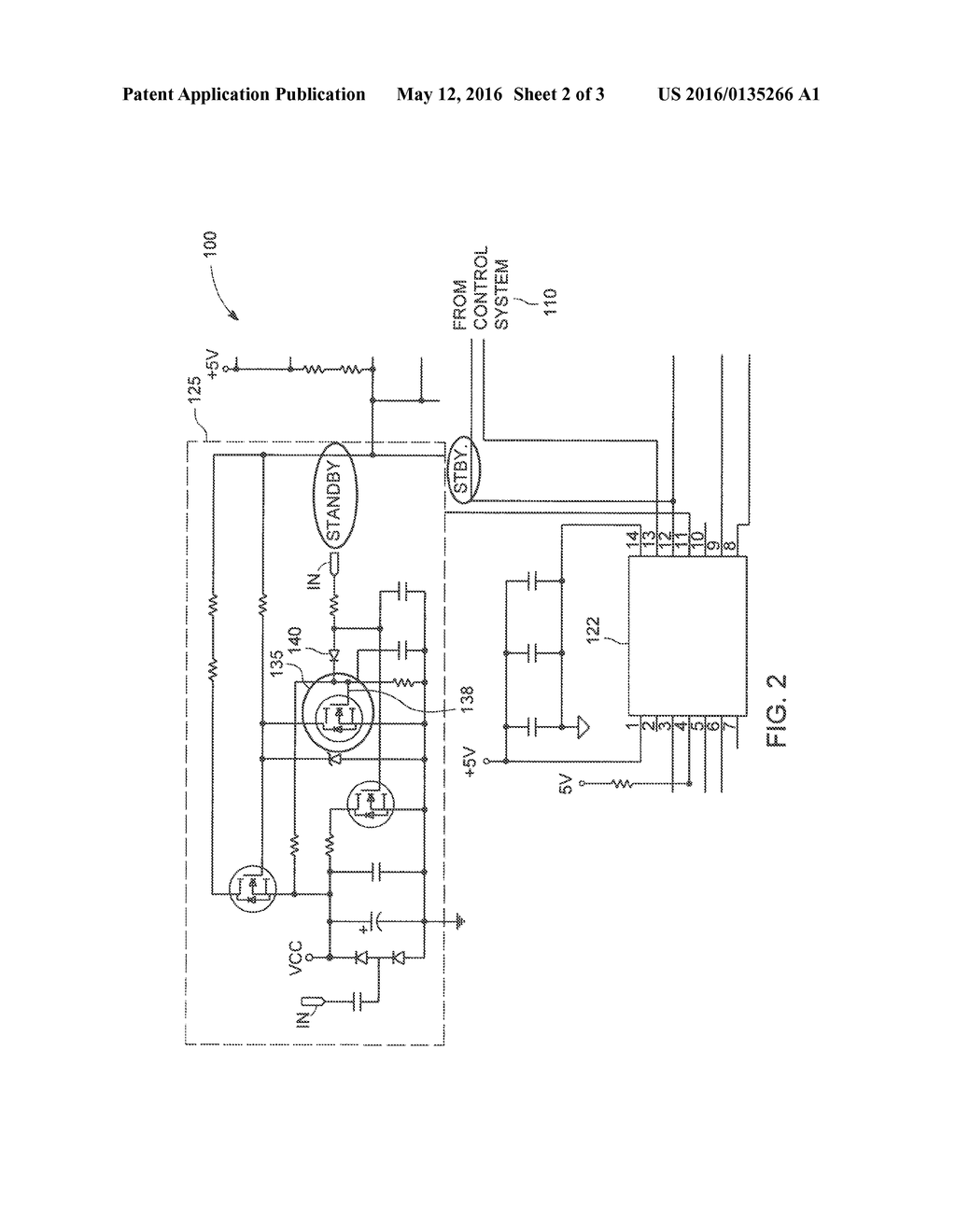 GATE VOLTAGE THRESHOLD TURN OFF FOR MAINTAINING VOLTAGE SUPPLY DURING     STANDBY MODE OF A LIGHTING SYSTEM - diagram, schematic, and image 03