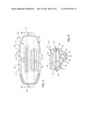 HOLDER FOR RIGGING ATTACHMENT FOR USE ON A FISHING ROD OR POLE diagram and image