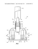 MULTIPLE COSMETIC HOLDER AND APPLICATOR diagram and image