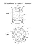 MULTIPLE COSMETIC HOLDER AND APPLICATOR diagram and image