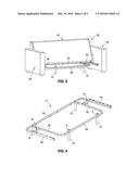 PULLOUT SLEEPER SOFA WITH TRANSLATABLE SUPPORT FRAME diagram and image