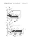 PULLOUT SLEEPER SOFA WITH TRANSLATABLE SUPPORT FRAME diagram and image