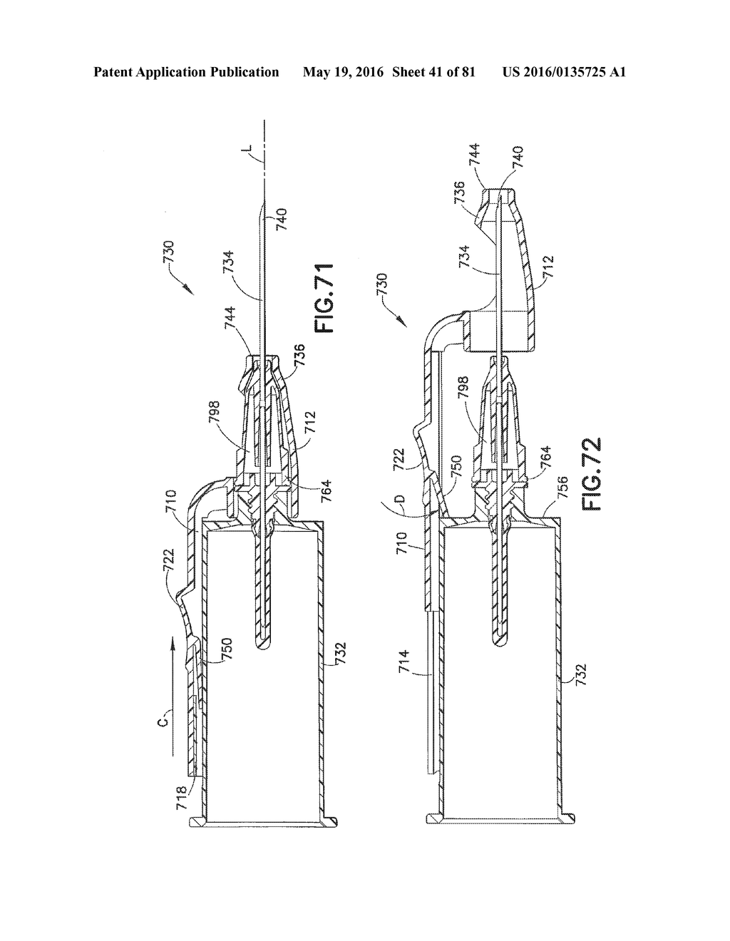 Safety Blood Collection Assembly With Indicator - diagram, schematic, and image 42