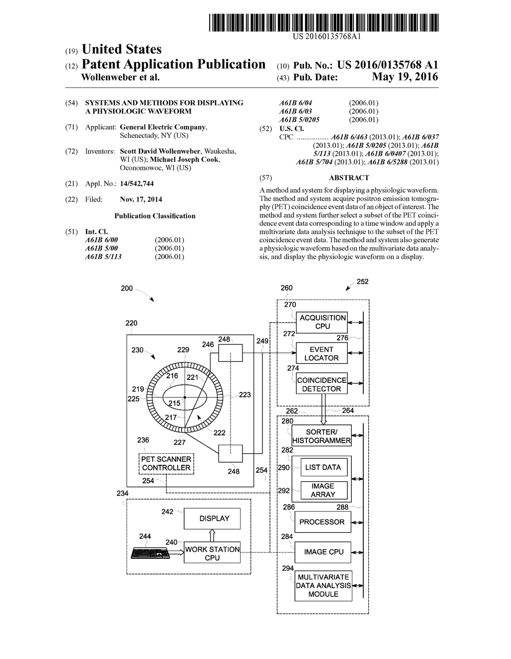 SYSTEMS AND METHODS FOR DISPLAYING A PHYSIOLOGIC WAVEFORM - diagram, schematic, and image 01