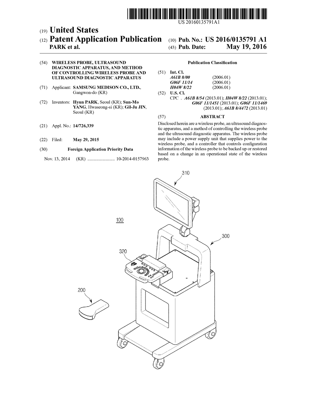 WIRELESS PROBE, ULTRASOUND DIAGNOSTIC APPARATUS, AND METHOD OF CONTROLLING     WIRELESS PROBE AND ULTRASOUND DIAGNOSTIC APPARATUS - diagram, schematic, and image 01