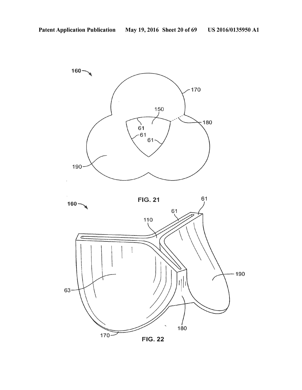 COLLAPSIBLE PROSTHETIC HEART VALVES - diagram, schematic, and image 21