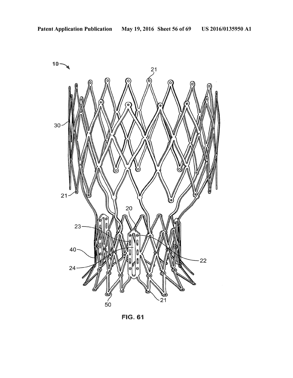 COLLAPSIBLE PROSTHETIC HEART VALVES - diagram, schematic, and image 57