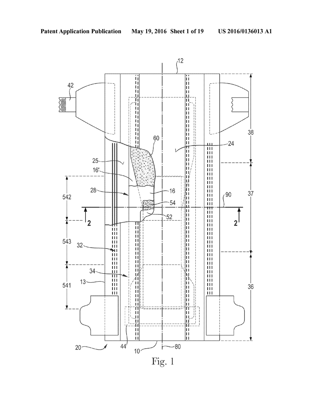 ABSORBENT ARTICLES HAVING DISTRIBUTION MATERIALS - diagram, schematic, and image 02