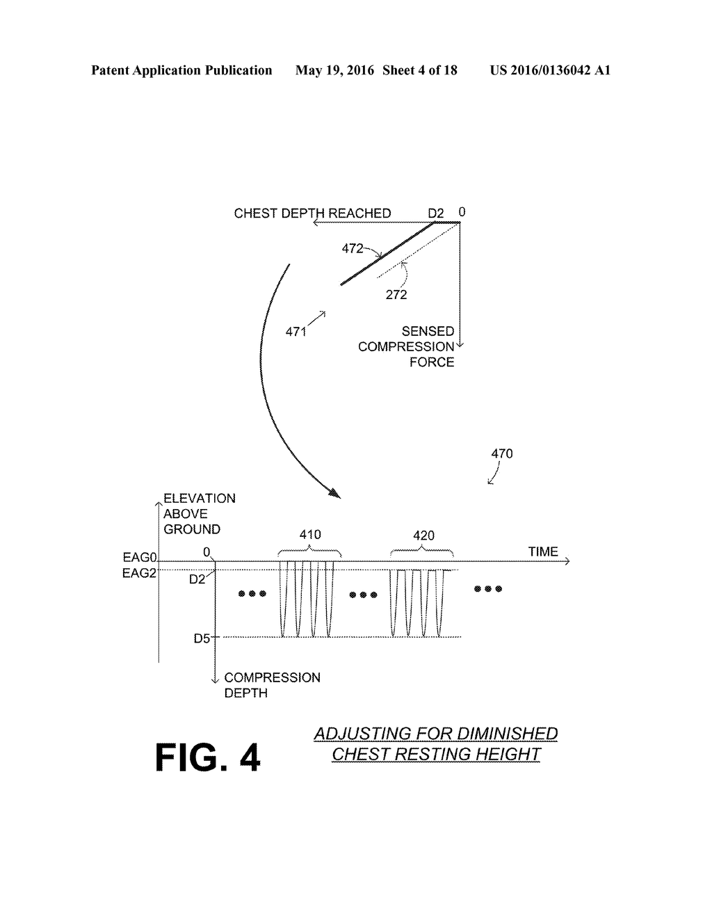 CPR CHEST COMPRESSION MACHINE ADJUSTING MOTION-TIME PROFILE IN VIEW OF     DETECTED FORCE - diagram, schematic, and image 05