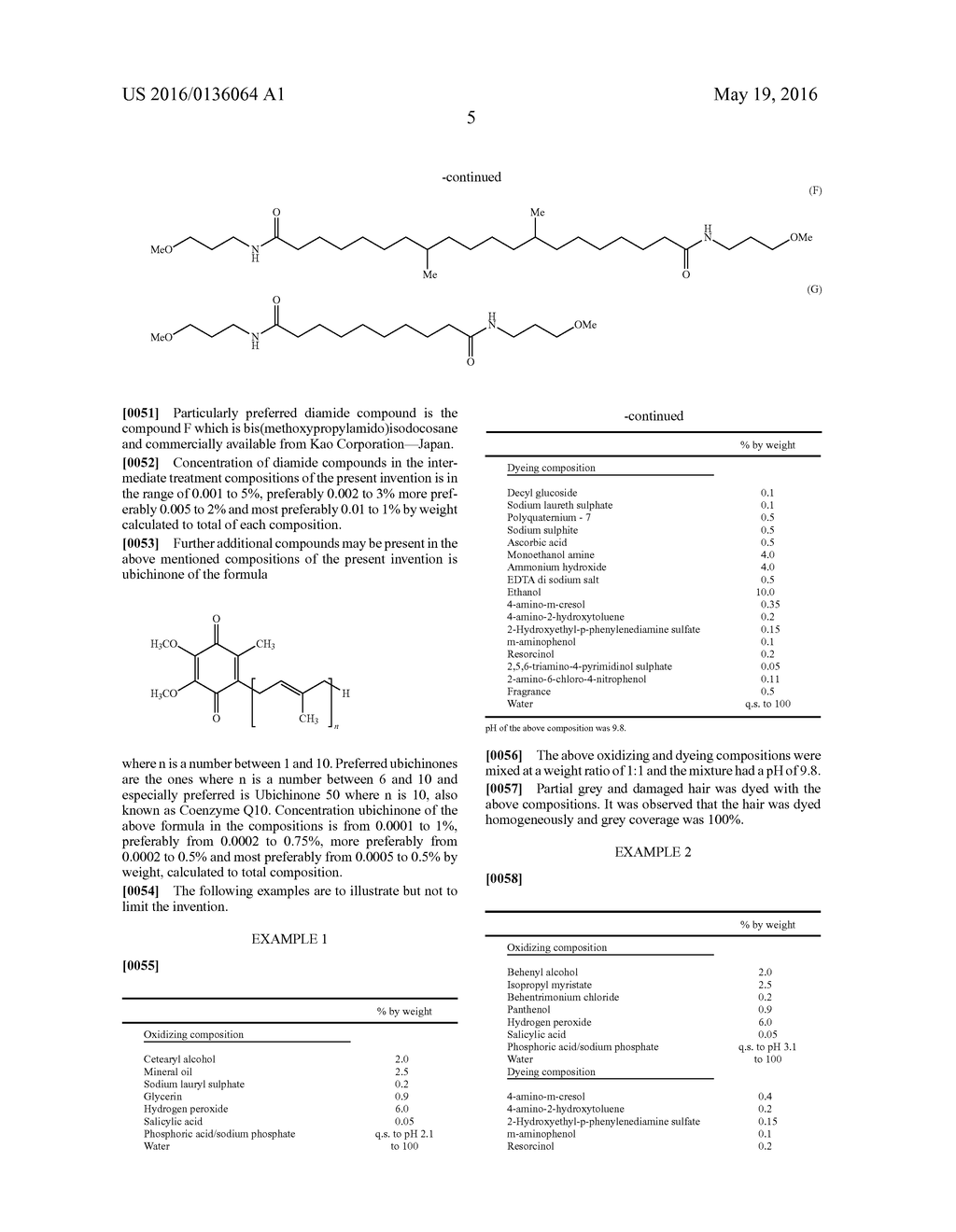 AQUEOUS OXIDIZING COMPOSITION FOR HAIR - diagram, schematic, and image 06