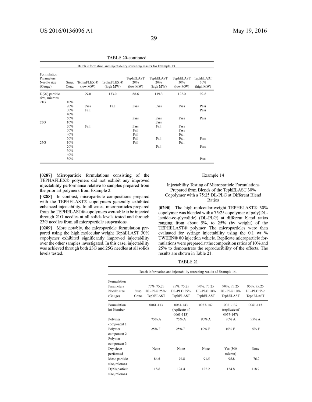 INJECTABLE DELIVERY OF MICROPARTICLES AND COMPOSITIONS THEREFOR - diagram, schematic, and image 35