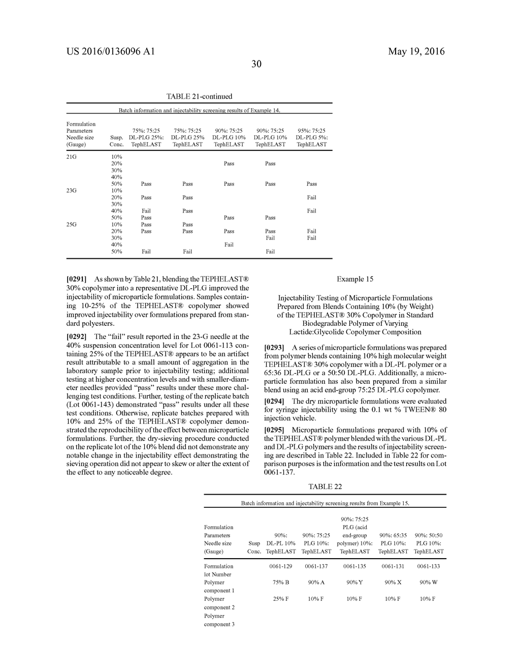 INJECTABLE DELIVERY OF MICROPARTICLES AND COMPOSITIONS THEREFOR - diagram, schematic, and image 36