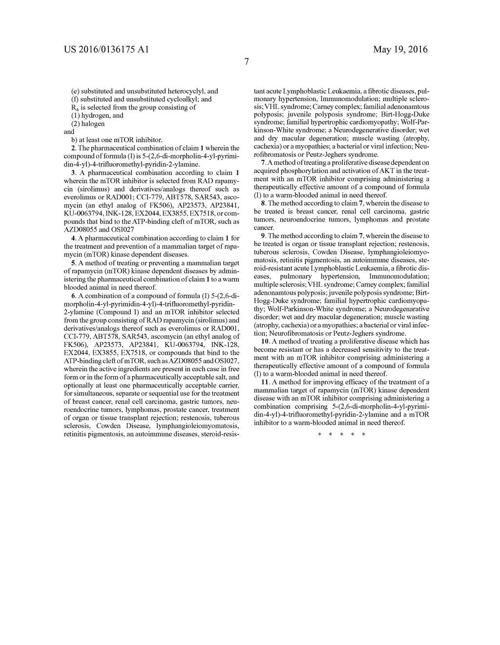 COMBINATION OF A PHOSPHATIDYLINOSITOL-3-KINASE (PI3K) INHIBITOR AND A MTOR     INHIBITOR - diagram, schematic, and image 10