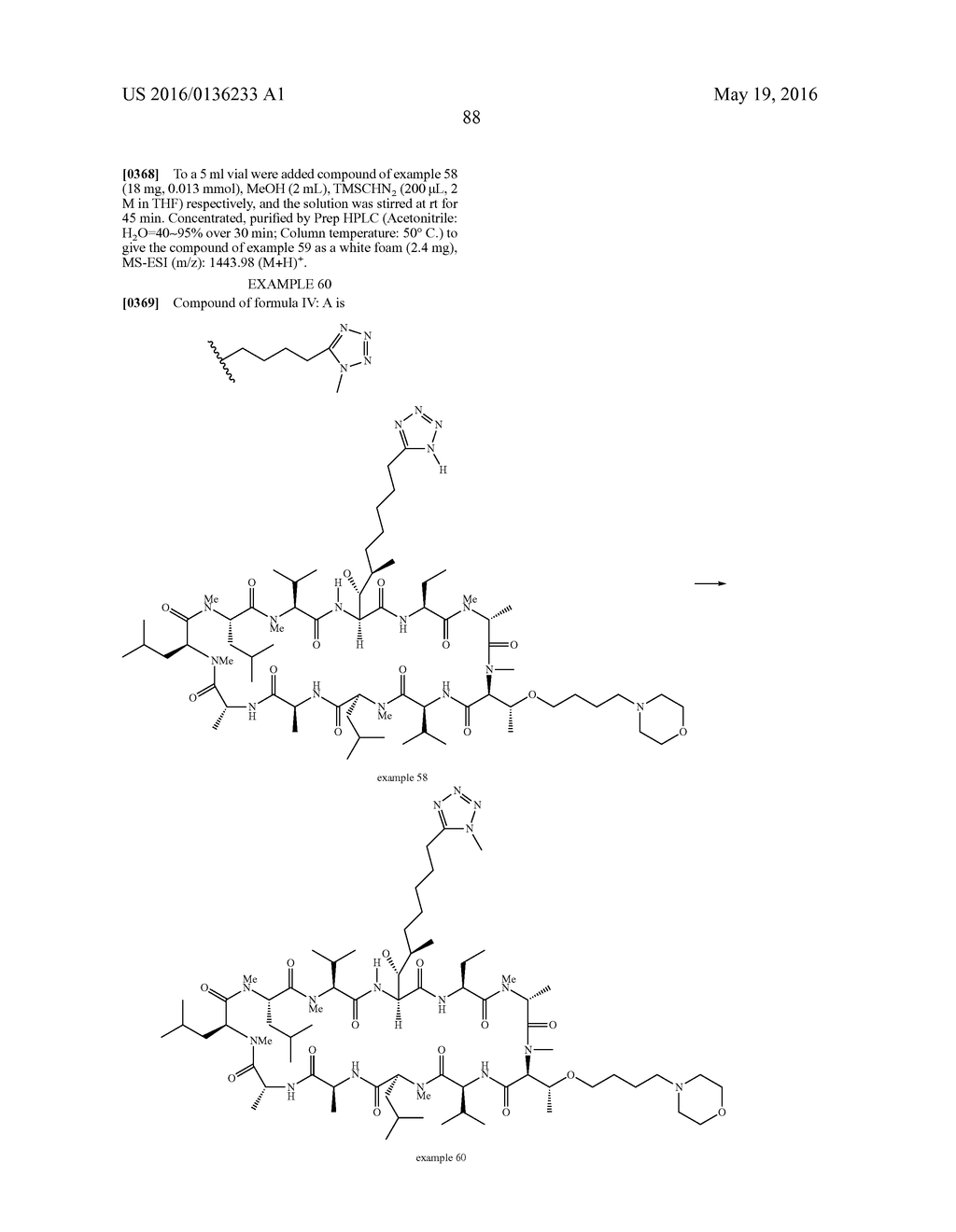 NOVEL CYCLOSPORIN ANALOGUES FOR PREVENTING OR TREATING HEPATITIS C     INFECTION - diagram, schematic, and image 89