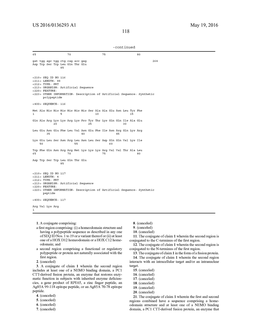 STRUCTURE, MANUFACTURING AND USES OF HUMAN-DERIVED CELL-PERMEABLE PEPTIDES     CONJUGATED WITH SPECIFIC BIOLOGICALLY ACTIVE CARGO PEPTIDES - diagram, schematic, and image 138