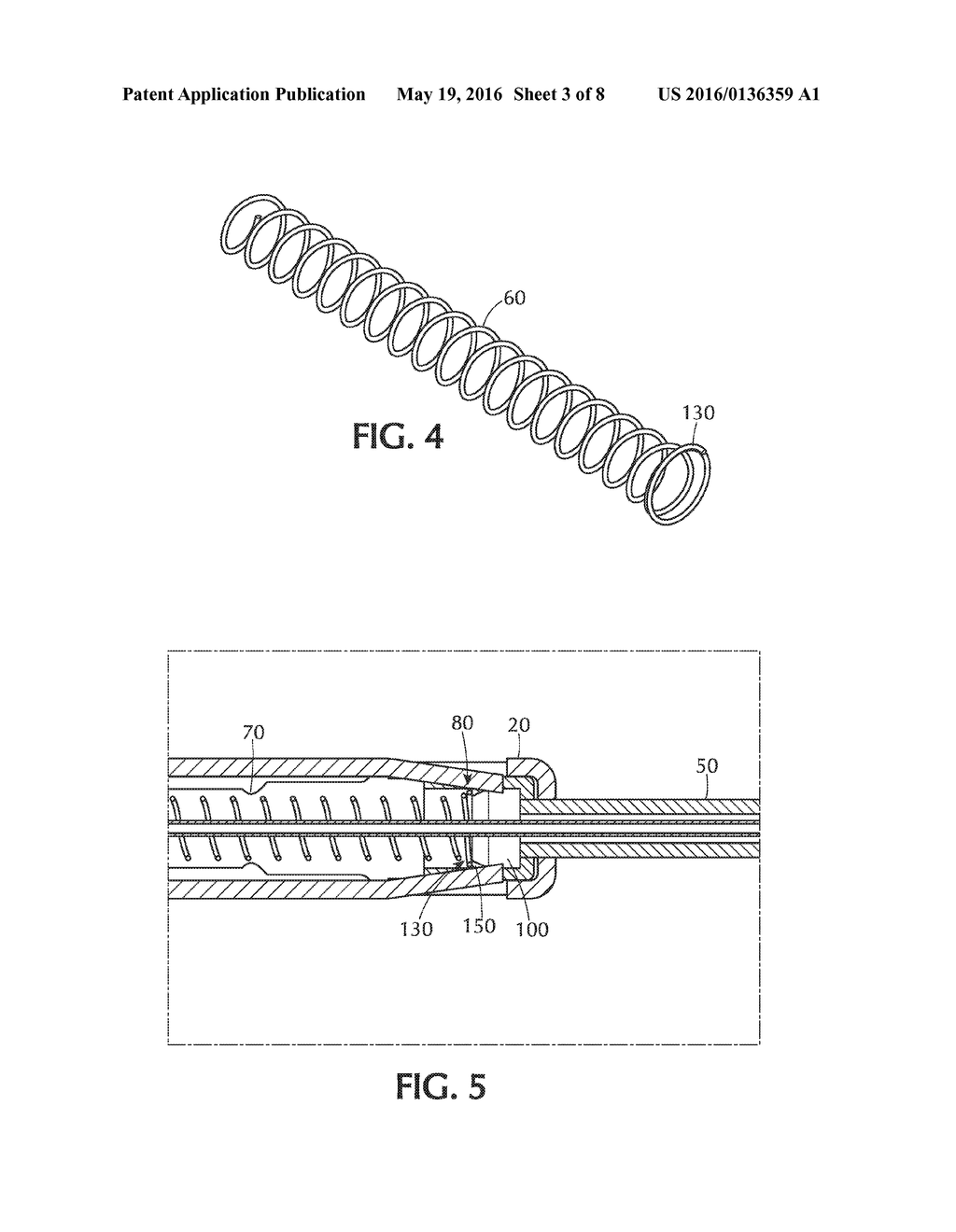 Retracting Sheath Detachable Safety Needle with Moving Spring - diagram, schematic, and image 04