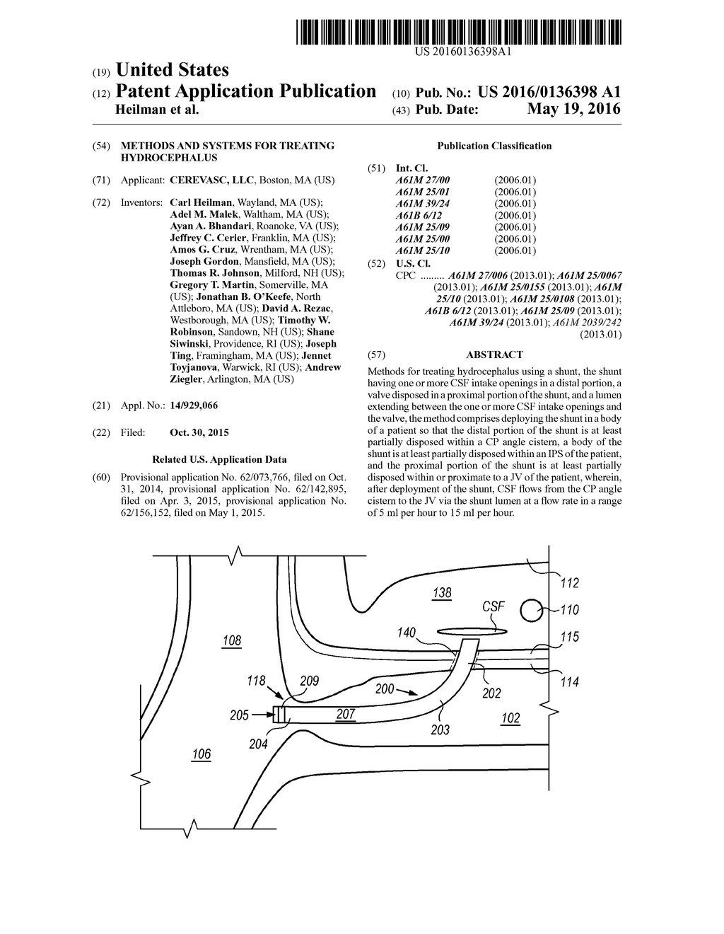 METHODS AND SYSTEMS FOR TREATING HYDROCEPHALUS - diagram, schematic, and image 01