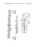 TETHERED AND/OR VISUALLY CODED BRACHYTHERAPY DEVICES AND RELATED METHODS diagram and image