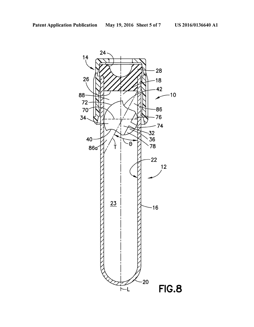 Mechanical Separator for a Biological Fluid - diagram, schematic, and image 06